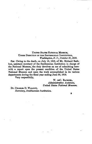 Annual Report of the Board of Regents of the Smithonian Institution