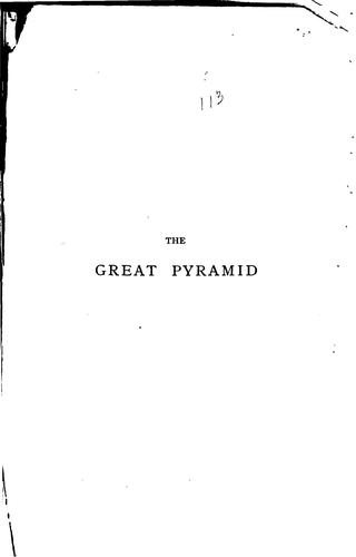 The Great Pyramid: Observatory, Tomb, and Temple