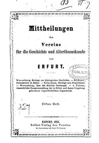 Mittheilungen