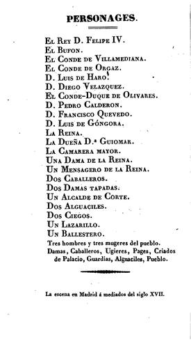 La corte del buen retiro: Drama histórico en cinco actos, escrito en verso