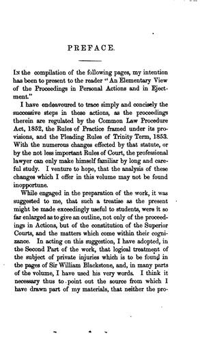 An Action at Law: Being an Outline of the Jurisdiction of the Superior Courts of Common Law ..