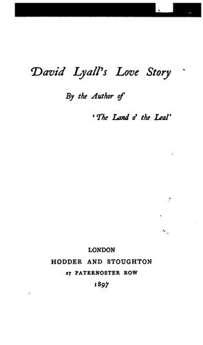 David Lyall's Love Story
