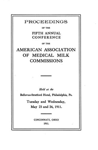 Proceedings of the ... Annual Conference of the American Association of ...