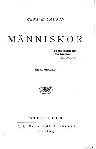 Människor