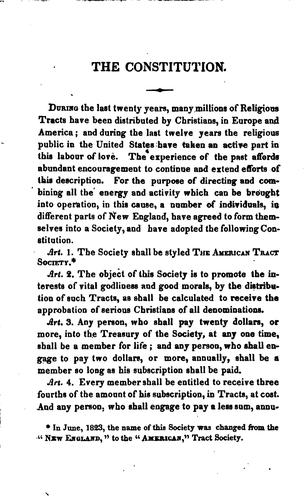 Proceedings of the First Ten Years of the American Tract Society Instituted ...
