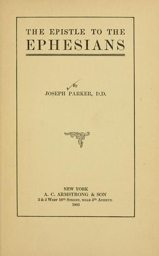 The Epistle to the Ephesians