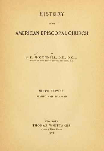 History of the American Episcopal church