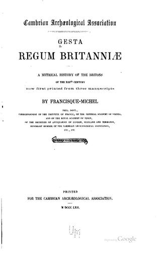 Gesta regum Britanniæ