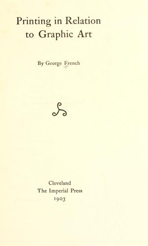 Printing in relation to graphic art