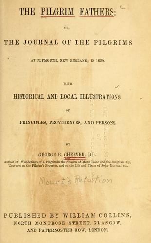 The Pilgrim fathers