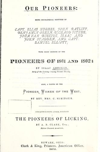 Pioneer pamphlets