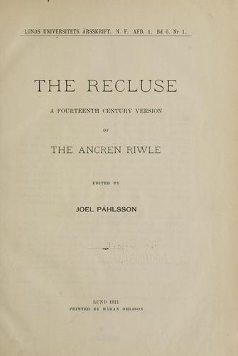The recluse