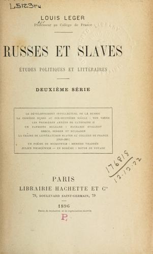 Russes et Slaves