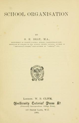 School organisation