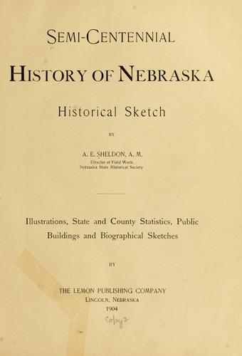 Semi-centennial history of Nebraska