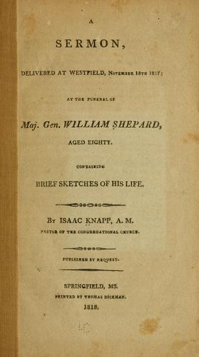 A sermon, delivered at Westfield, November 18th, 1817