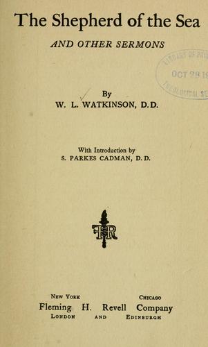 The shepherd of the sea, and other sermons