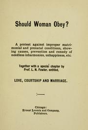 Should woman obey?