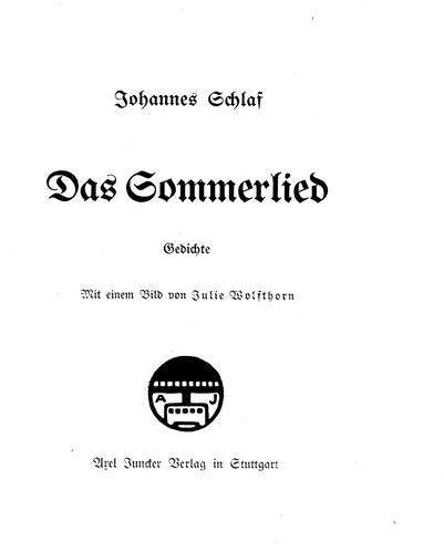 Das Sommerlied