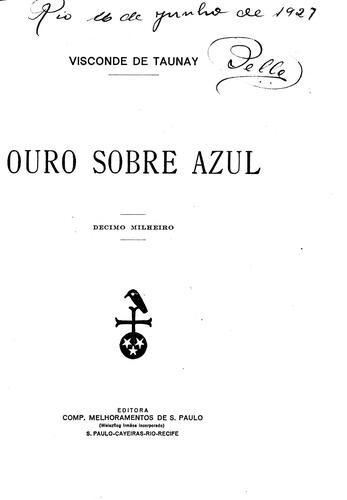 Ouro sobre azul