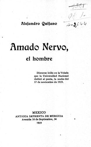 Amado Nervo, el hombre