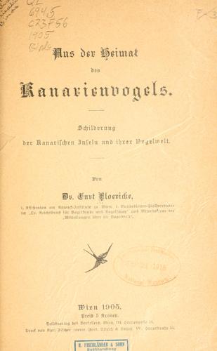 Aus der Heimat des Kanarienvogels