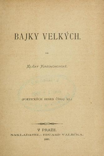 Bajky velkých
