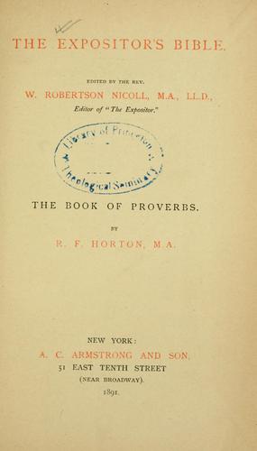 The book of Proverbs