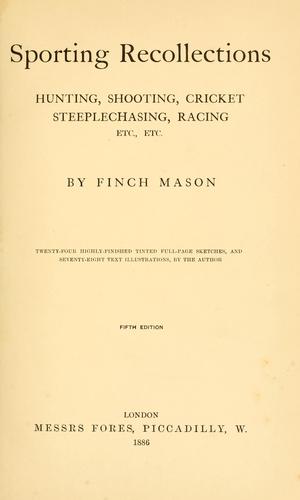 Sporting recollections