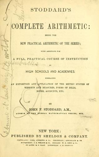 Stoddard's Complete arithmetic