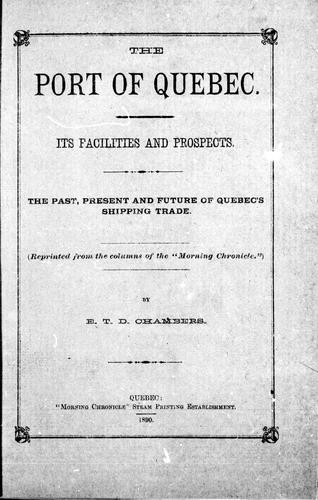 The port of Quebec