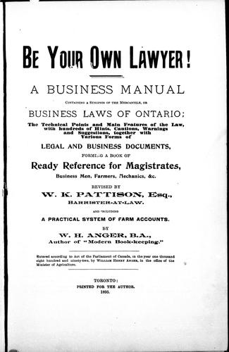 Be your own lawyer