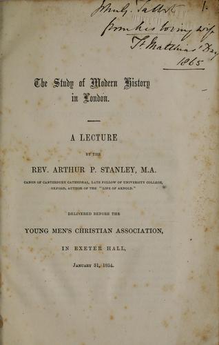 The study of modern history