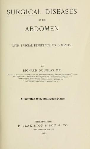 Surgical diseases of the abdomen