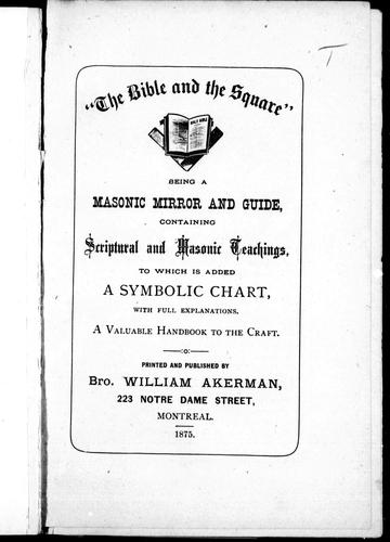 "The Bible and the square"