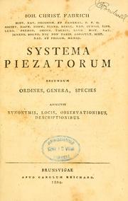 Systema piezatorum secundum ordines, genera, species
