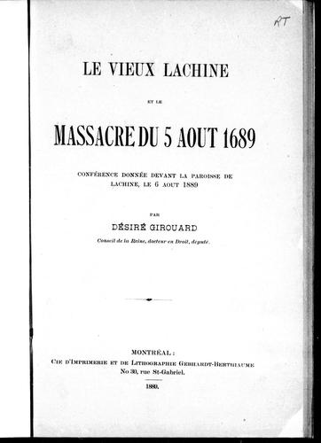 Le vieux Lachine