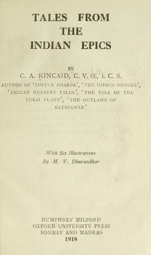 Tales from the Indian epics