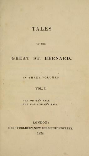 Tales of the Great St. Bernard