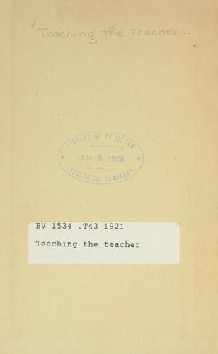Teaching the teacher