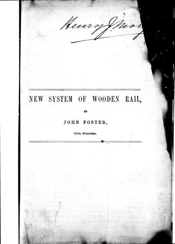 New system of wooden rail