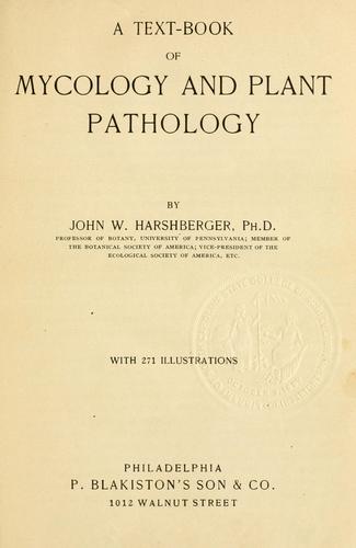A text-book of mycology and plant pathology