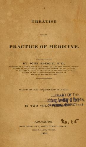 A treatise on the practice of medicine