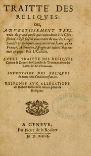 Traité des reliques