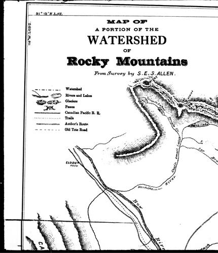 Explorations among the watershed Rockies of Canada