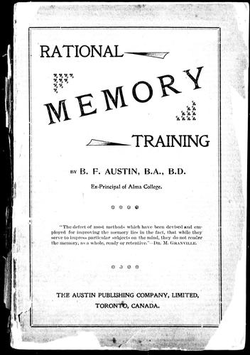 Rational memory training
