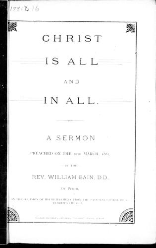 Christ is all and in all