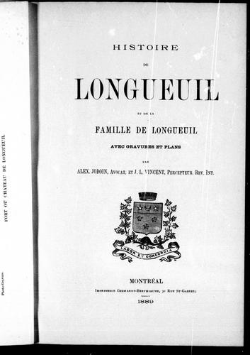 Histoire de Longueuil et de la famille Longueuil