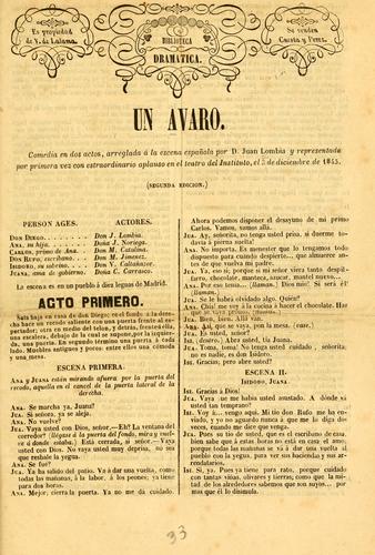 Un avaro
