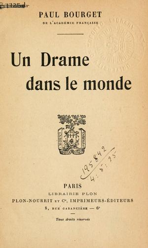 Un drame dans le monde